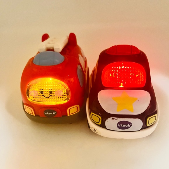 Vtech Go Go Smart Wheels Police Car And Fire Truck Lights And Sounds - Picture 6 of 6